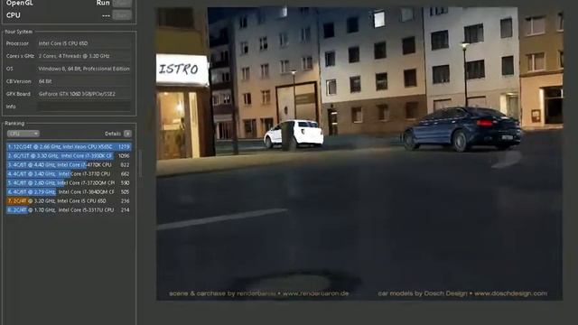 Cinebench on an MSI GeForce GTX 1060 3gb 4x mode смотреть онлайн