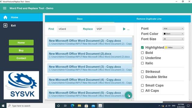 Word Search & Replace Software смотреть онлайн
