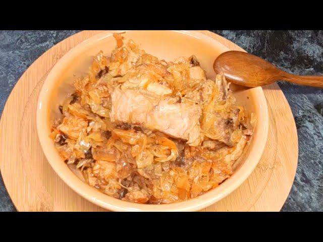 Бигос или Капуста тушеная с мясом смотреть онлайн