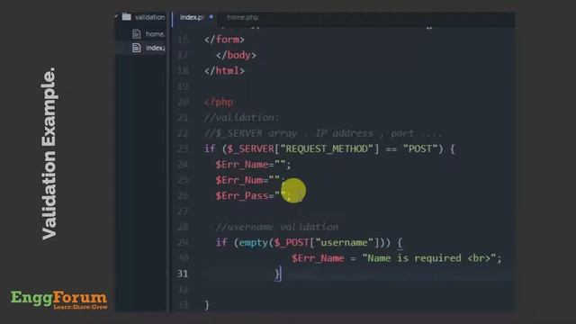 #17. Form Validation PHP | EnggForum смотреть онлайн