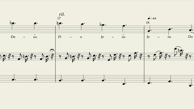 Mozart Requiem 6 Lacrymosa bass part смотреть онлайн