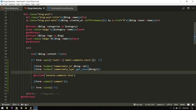 Commenting system with Laravel Admin Panel смотреть онлайн