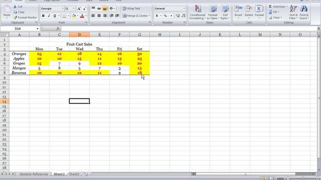 Conditional Formatting - Brief Intro - Excel 2007.avi смотреть онлайн