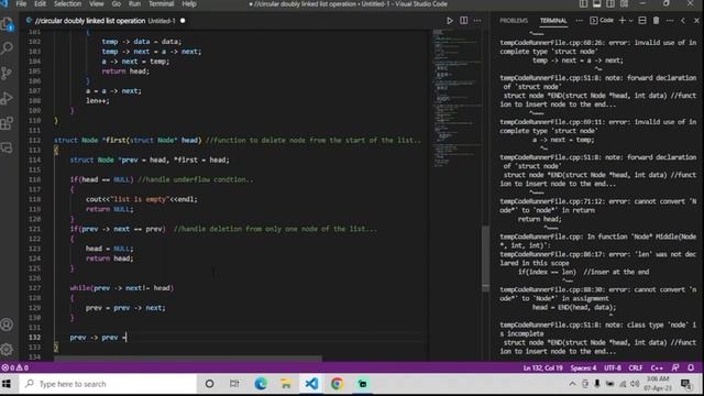 doubly linked list | no talking | code of double linked list | linked list #viral смотреть онлайн