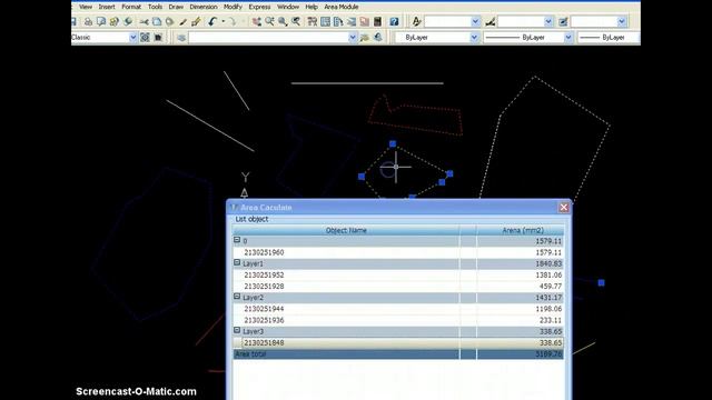 Area Caculate Module for Autocad 2007 смотреть онлайн