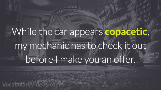 Learn English Words - COPACETIC - Meaning, Vocabulary with Pictures and Examples смотреть онлайн