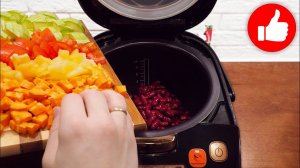 Когда нет времени, сложила все в мультиварку и готово! Обед или ужин из самых простых продуктов!