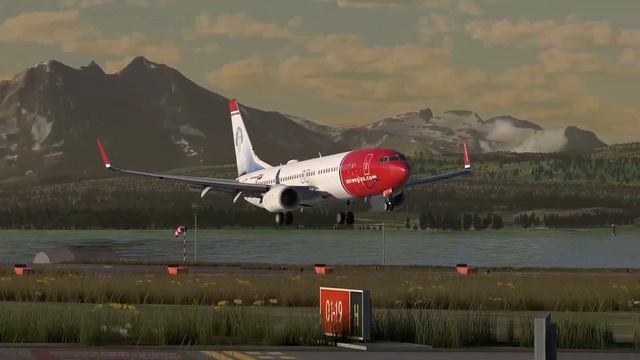 Landing in Tromsø, Norway | ENTC | Zibo Mod | X-Plane 11 смотреть онлайн