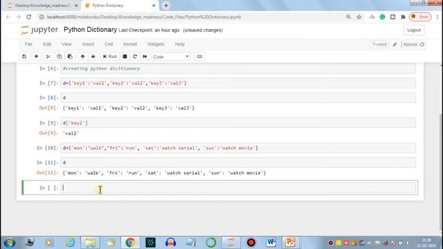 Python Dictionary for Beginner | #Python Dictionary Creation And Accessing It's Values смотреть онлайн