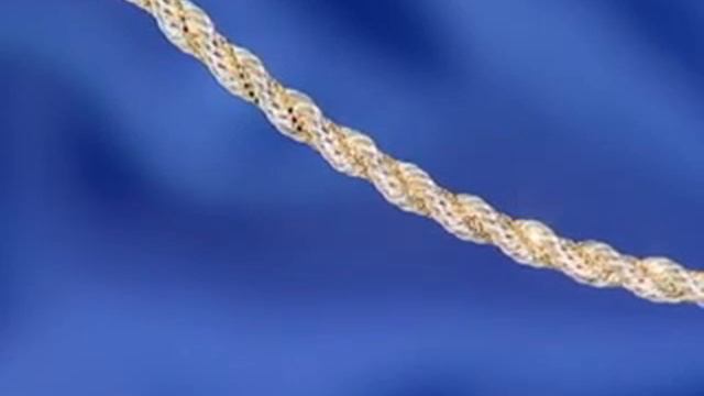 DAZZLING 14K GOLD AND SILVER ROPE BRACELET смотреть онлайн