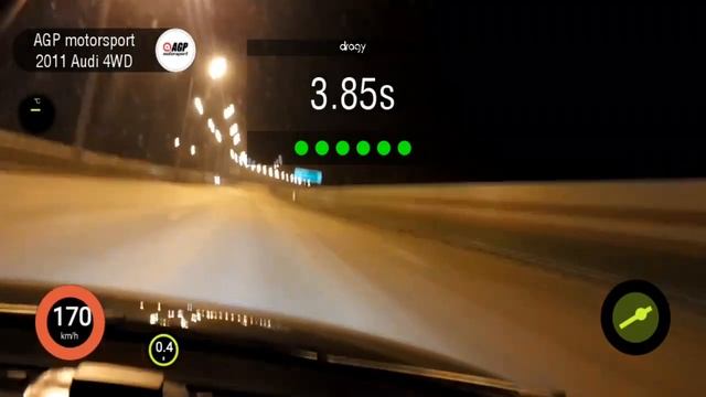 Audi RS3 2.5TFSI EFR7670 100-200 = 6.35 sec смотреть онлайн