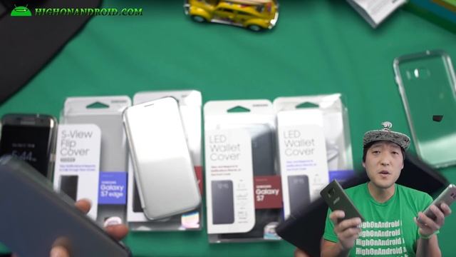 Samsung Official Galaxy S7 & S7 Edge S-View Flip/LED Wallet Covers! смотреть онлайн