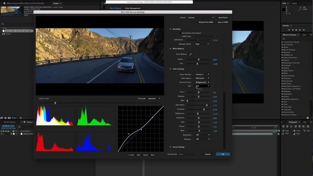 Работа с Raw файлами камеры RED смотреть онлайн