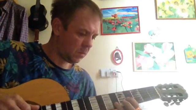 Разучиваю мелодию Sting -Shape of My Heart 10.07.2019 (2 день). смотреть онлайн