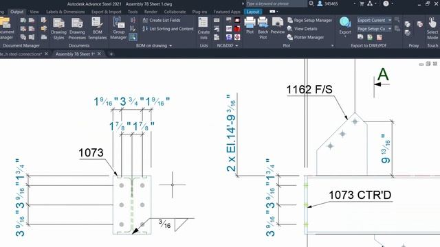 Advance Steel 2021: Multi-leader Line Weld Symbol смотреть онлайн