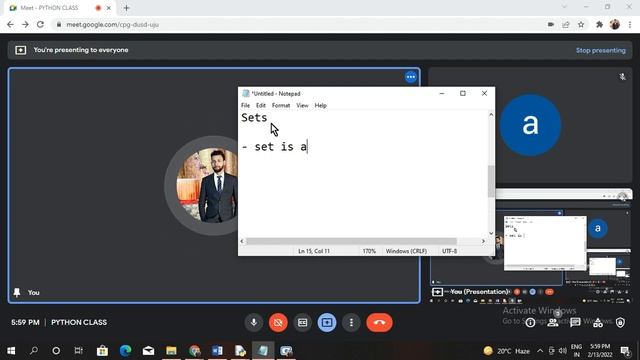 Python lecture 13/2/22 смотреть онлайн