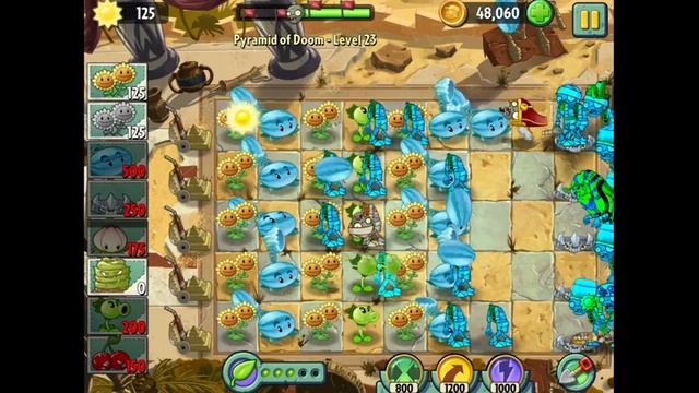 Plants vs. Zombies 2: It's About Time - Gameplay Walkthrough Part 83 - Pyramid of Doom (iOS) смотреть онлайн