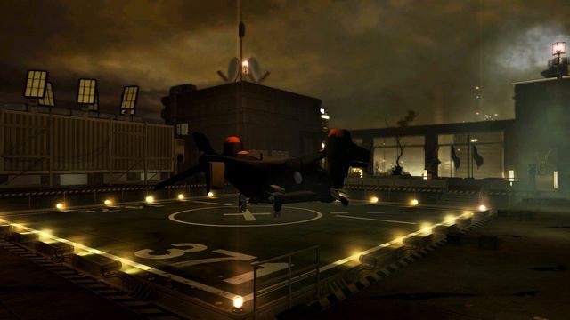 Deus Ex: Human Revolution - Jensen's Apartment Helipad (1 Hour Of Ambience)
