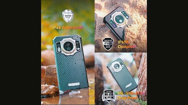 OUKITEL WP21 Ultra Rugged Camera Rugged Phone Android 12, 17GB(12+5)+256GB, 120Hz 6.78