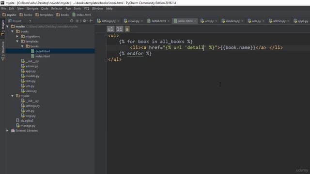 Complete Python Course - Beginner to Advance 152 Django tutorial 18 Removing The Hardcoded Urls смотреть онлайн