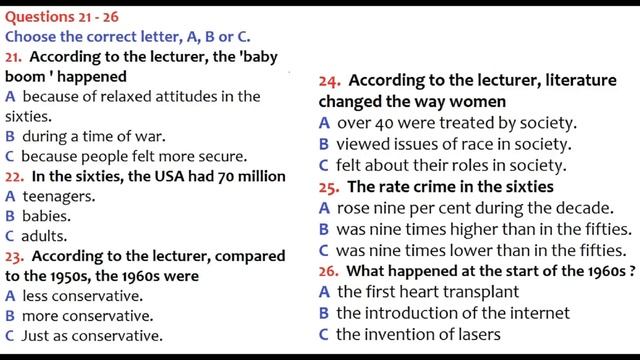 IELTS Listening practice test 2023 with answers (Test 10) смотреть онлайн