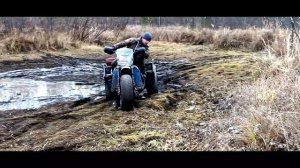 Трицикл 3х3 первое испытание полного привода в грязи  .