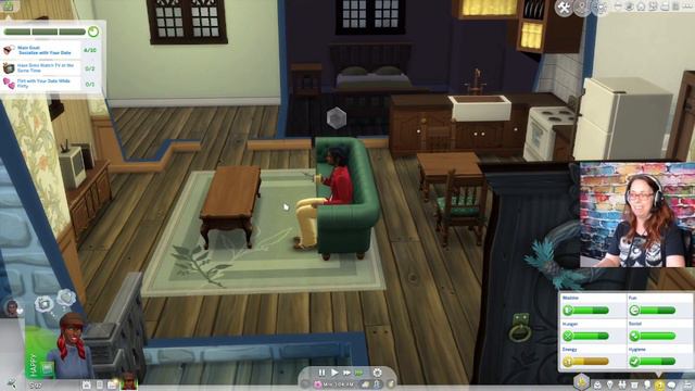 When you wanna get away from your date! - The Sims 4 - 100 Baby Challenge - Kick stream clip смотреть онлайн