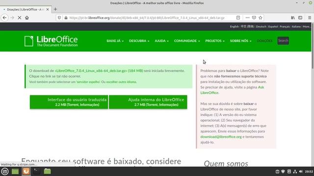 Linux Mint 20.1 Beta, Atualizando a Suíte de Escritório. смотреть онлайн