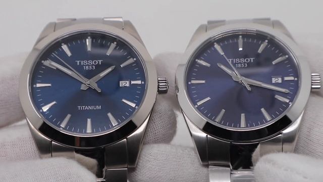 TISSOT GENTLEMAN QUARTZ TITANIUM VS STAINLESS STEEL смотреть онлайн