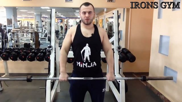 ТЕХНИКА - Протяжки (Тяги штанги к подборотку) , упражнение для плеч смотреть онлайн