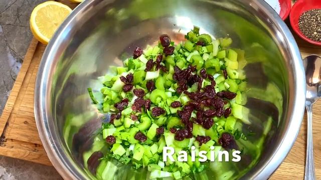 How to Make Delicious and Crunchy Celery Salad смотреть онлайн