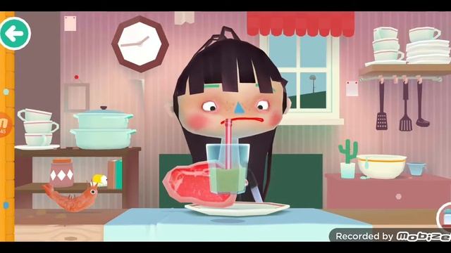 Готовлю еду для странной девочки в игре Toca kitchen 2 смотреть онлайн