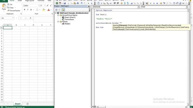 How to Save a Macro in Excel Workbook | Macro Enabled workbook | xlsm File | смотреть онлайн