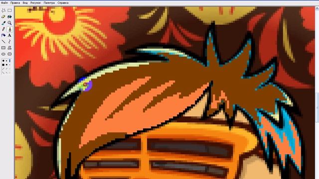 Перекраска причёски в программе "Paint"!!! смотреть онлайн