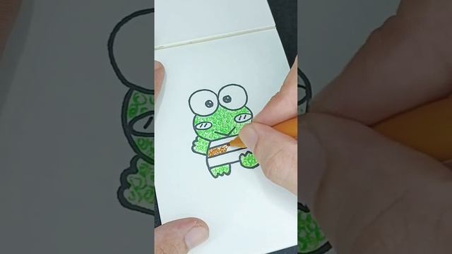 Patterning Art style - Keroppi #shortsfeed #sanrio #trending #art #drawing #coloring смотреть онлайн