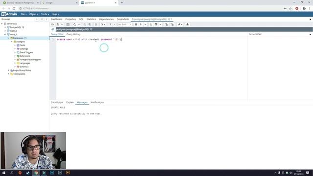 4 - COMO CRIAR USUÁRIO NO POSTGRES смотреть онлайн