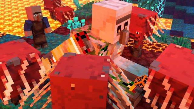 Villager Vs Pillager Part 11 [Iron Golem Life] Minecraft Animation смотреть онлайн