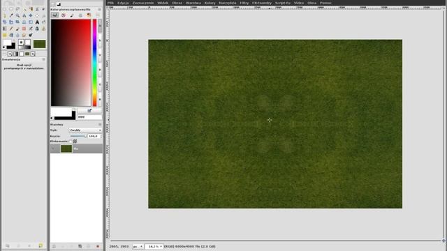 Polski Kurs Blendera: GIMP: Tworzenie Wielkich Tekstur Samopowtarzalnych