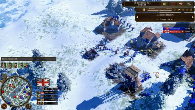 Age of Empires 3- British Vs Otto | Ranked Match- Monsterbizeps Vs Snubbkebab | Definitive Edition смотреть онлайн