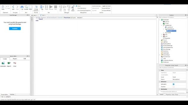 How to make a rocket launcher in Roblox смотреть онлайн