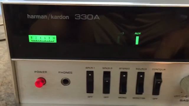 Harman Kardon 330A Receiver Amp Sony TC 125 Stereo Cassette смотреть онлайн