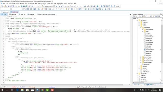 Thêm liên kết mạng xã hội vào wordpress qua file function.php смотреть онлайн