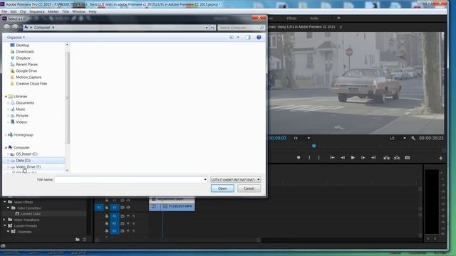 Using LUT's in Adobe Premiere CC 2015 смотреть онлайн