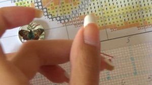 Вышивка крестиком для начинающих.Закрепление нити и первые стежки