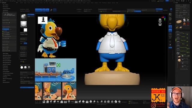[TUTORIAL] ZBrush Modeling For 3D Printing [ft. Jake Kapusta] смотреть онлайн