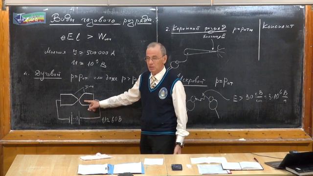 Урок 310. Виды газового разряда смотреть онлайн