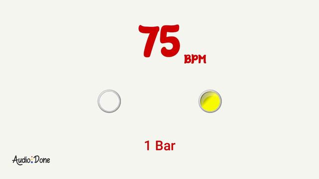 Metronome | 75 BPM | 4/4 Time 1Bar смотреть онлайн