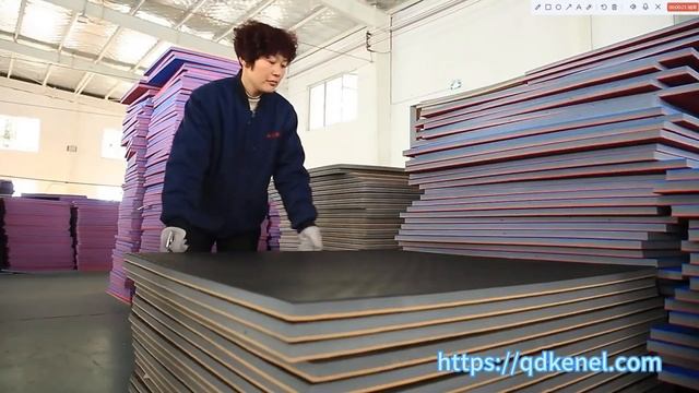 Puzzle Martial Arts Mats Wooden 1 Inch X 1x1 Meter