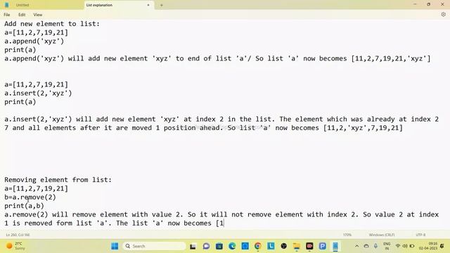 Lecture of Core Python on List topic Part 2 by Nadkarni Sir смотреть онлайн