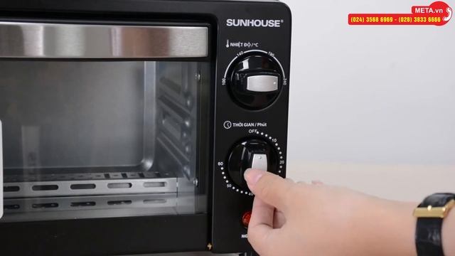 Lò nướng Sunhouse SHD4206 10 lít cho gia đình 2 - 3 người hoặc người độc thân, sinh viên | META.vn смотреть онлайн